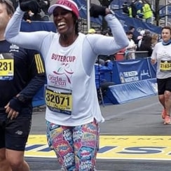 SoleMate Katonya Burke runs Boston Marathon